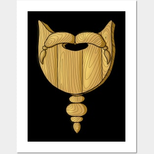 Wooden Beard Posters and Art